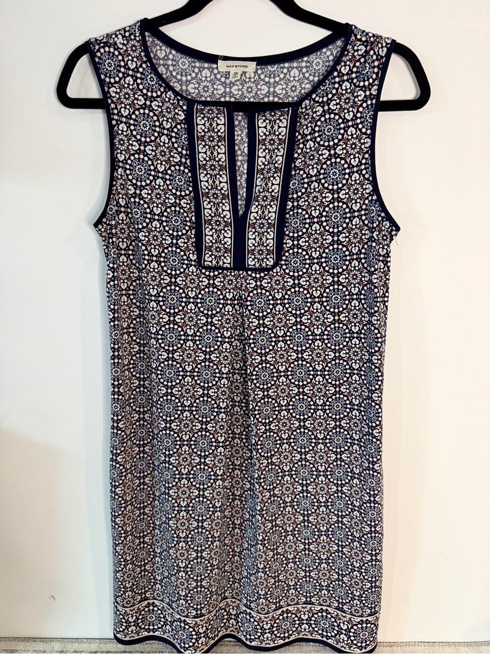 Max Studio tile pattern dress